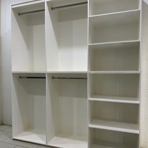 Modern Built-In Cabinet with LED Lighting